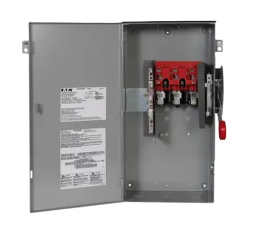 Eaton DCG3063FRM Heavy Duty DC Disconnect Switch, 100A, NEMA 3R [New]