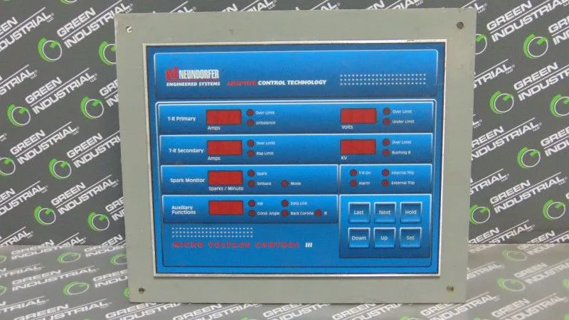 Neundorfer MVC-III Microprocessor Voltage Control Panel 81700-128 MVC3-A512 Used