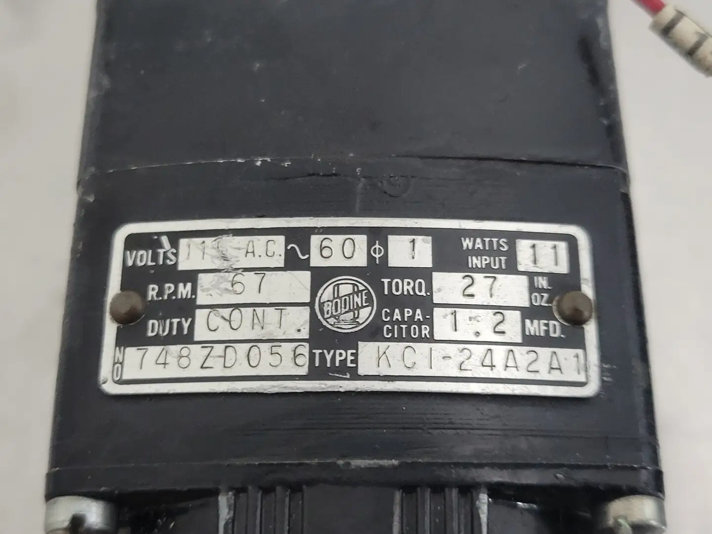 Used BODINE ELECTRIC KCI-24A2A1 Gearboxes British Columbia CA | Lenmark #268289