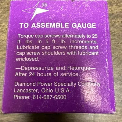 Used DIAMOND 108803-3038 Universal Pressure Meters Ohio US | Surplus Asset Holdings #1236355