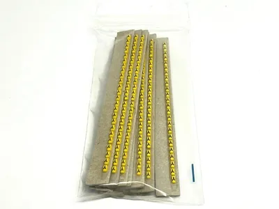 117 | Grafoplast  Wire Markers Y Black on Yellow 10 Strips - New