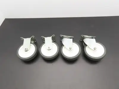 Payson 050/5 5" Swivel & 051-5 Fixed Caster Wheels Lot of 4