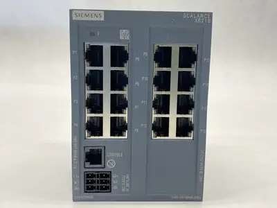 USED SIEMENS SCALANCE XB216 MANAGED LAYER 2 IE SWITCH, 16X 10/100