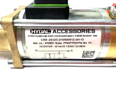 New | in-Stock Hydac Direct Acting Coaxial Valve 4703831 Pump & Valve Parts Michigan US | Maverick Industrial Sales #1473965
