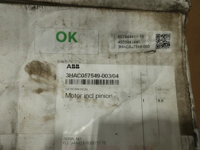 Used ABB 3HAC057549-003/04 Servo Motors Ohio US | Aucto #1427245