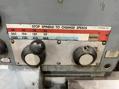 19" X 120" LEBLOND MODEL #6E REGAL ENGINE LATHE 1.75" HOLE: YOBRO #23960
