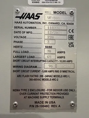 2022 HAAS VF-5SS Vertical Machining Centers | GMT (21)