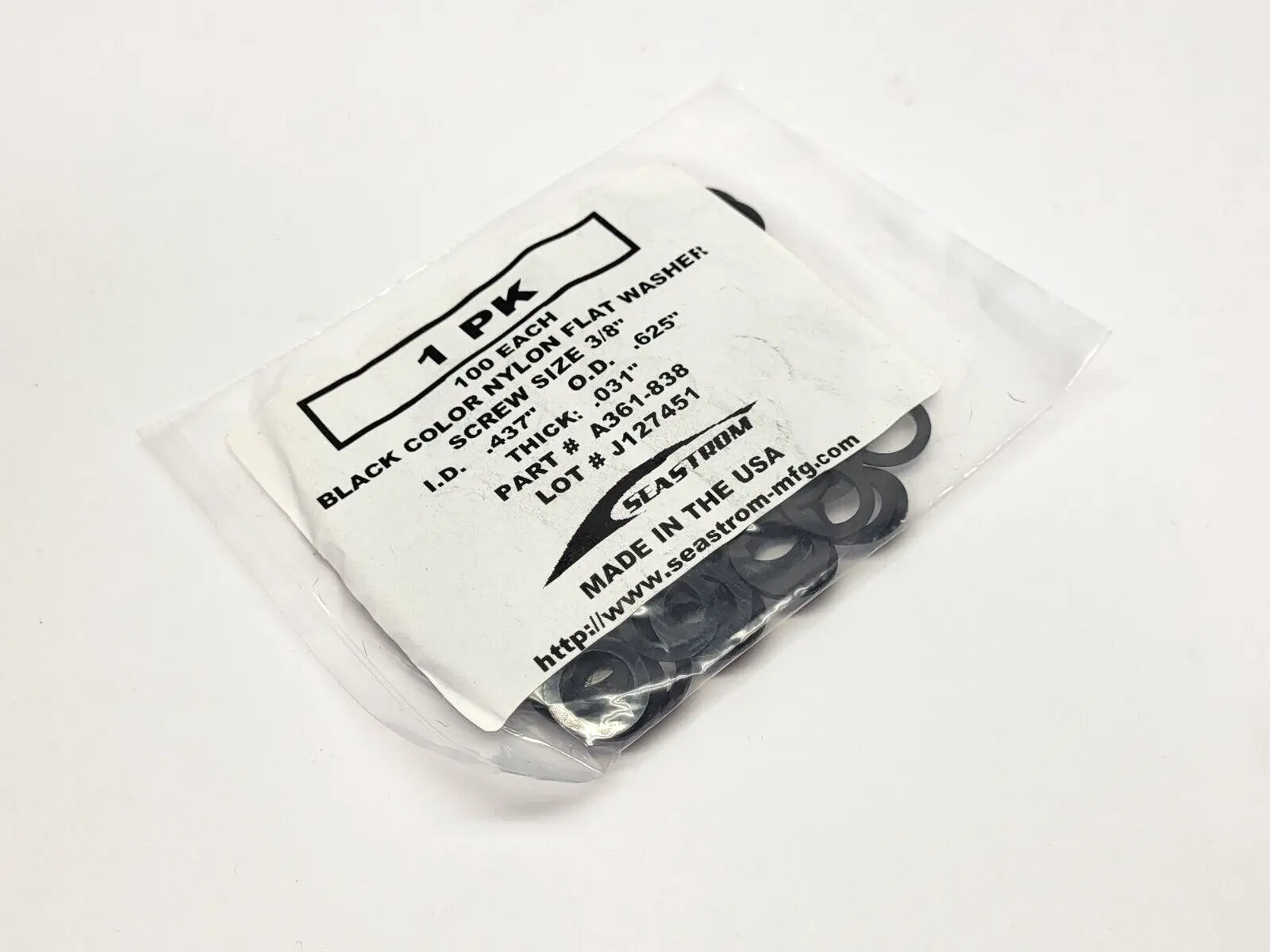 New | in-Stock Seastrom A361-838 Hardware Washers Michigan US | Maverick Industrial Sales #1483194