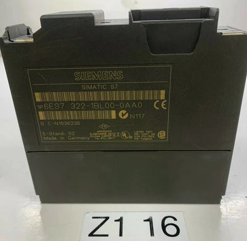 Used SIEMENS 6ES7 322-1BL00-OAAO Miscellaneous Equipment (Electrical & Power) Indiana US | J&J Industrial Supply #532722