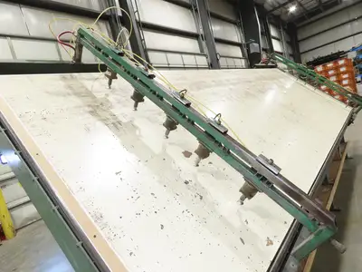 5'x 16' Face Frame Assembly Table Pneumatic Dual Clamp Steel Frame
