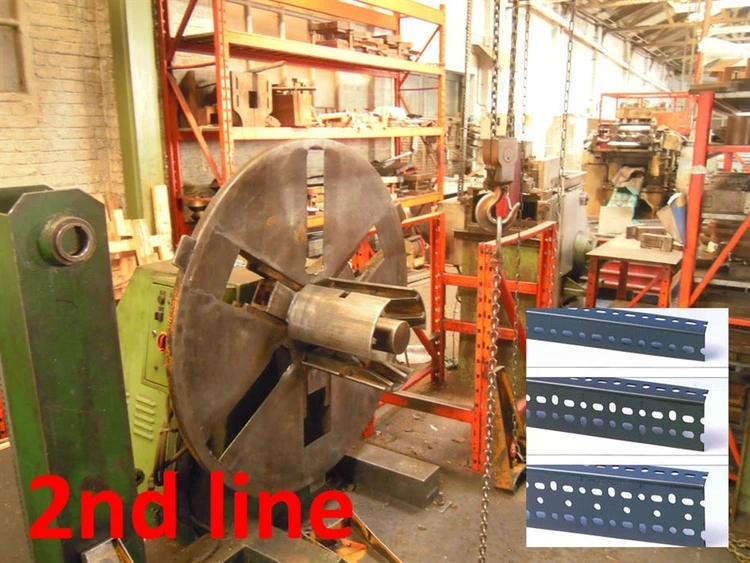 Used COLOMBO PROFILING LINE FOR MAKING PERFORATED VERTICAL CORNER PROFILES Uncoilers | Apt International N.V #373356