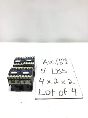 Telemecanique LC1D1810 IEC Contactors 3HP 3PH 32/35A (Lot of 4)