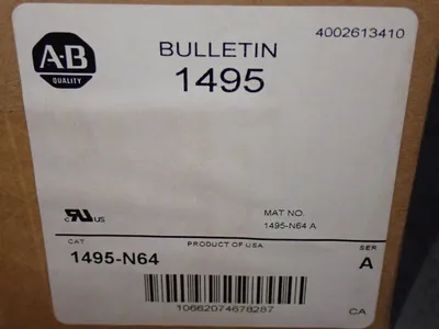 New | in-Stock ALLENBRADLEY 1495N64 Fuse Accessories Ohio US | HGR 24 #1180996