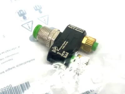 NEW MURRELEKTRONIK SLIMLINE T-COUPLER M12 MALE / 2X M8 3-POL