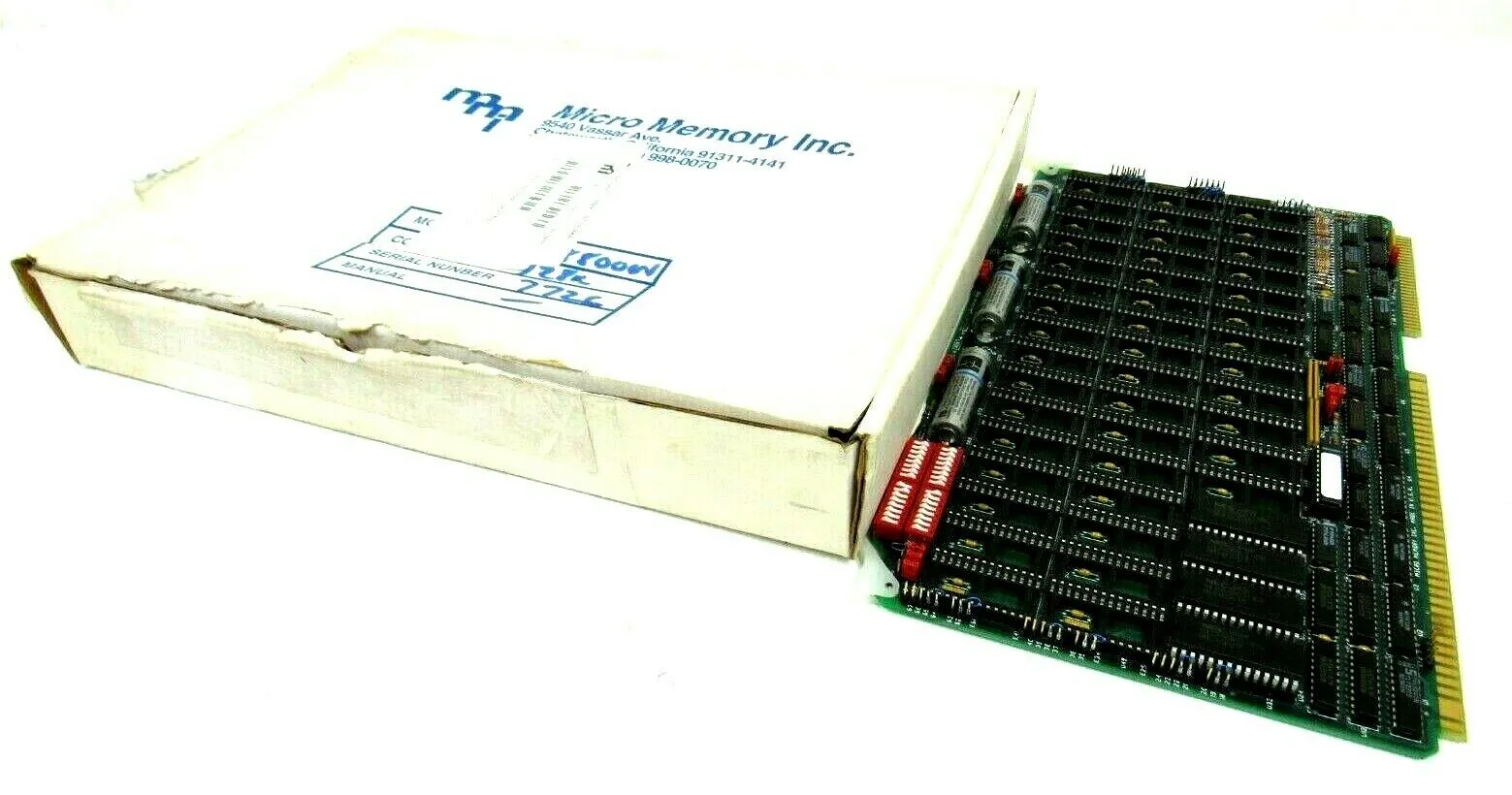 NEW MICRO MEMORY MM8800/128K MEMORY BOARD REV D 200542-4 91471-C MM8800128K