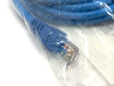 A3L791-10-BLU-S | Belkin  Snagless Cat5 Patch Cable RJ45 to RJ45 10' Length Blue - New