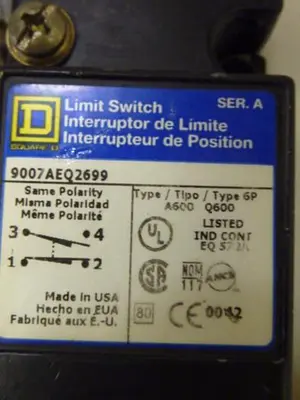 USED SQUARE D 9007AEQ2699