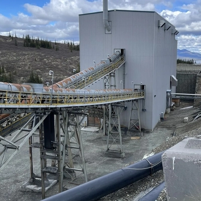 36in Wide x 242ft Long Channel Conveyor