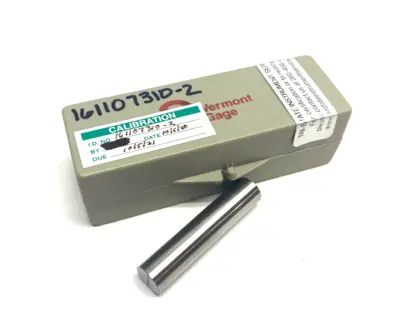 USED VERMONT GAGE REVERSIBLE GAGE MASTER CLASS XX STEEL 10.96MM