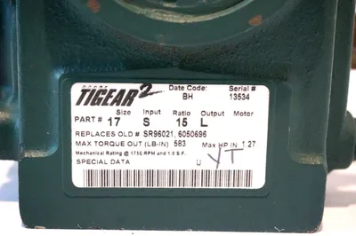 NEW DODGE TIGEAR 2 17S15L GEAR REDUCER