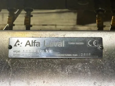 Alfa-Laval VNPX 510 SGD-34GS clarifier centrifuge skid, 316SS.