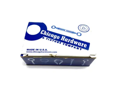 USED CHICAGO HARDWARE & FIXTURE COMPANY BLACK-OXIDE SQUARE BEVEL WASHER 5/16"