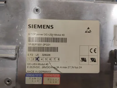 USED SIEMENS 6EP1931-2FC01