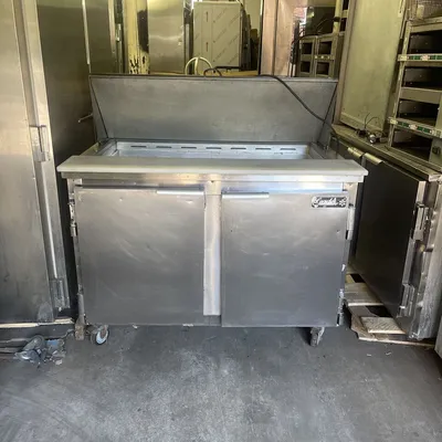 174-0208 Leader NSFM48 48" Self Contained Mega Top Sandwich Prep Cooler
