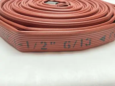 New | in-Stock Angus Red Chief Red Nitrile Rubber Fire Hose 75' Plumbing Equipment Michigan US | Maverick Industrial Sales #1391921