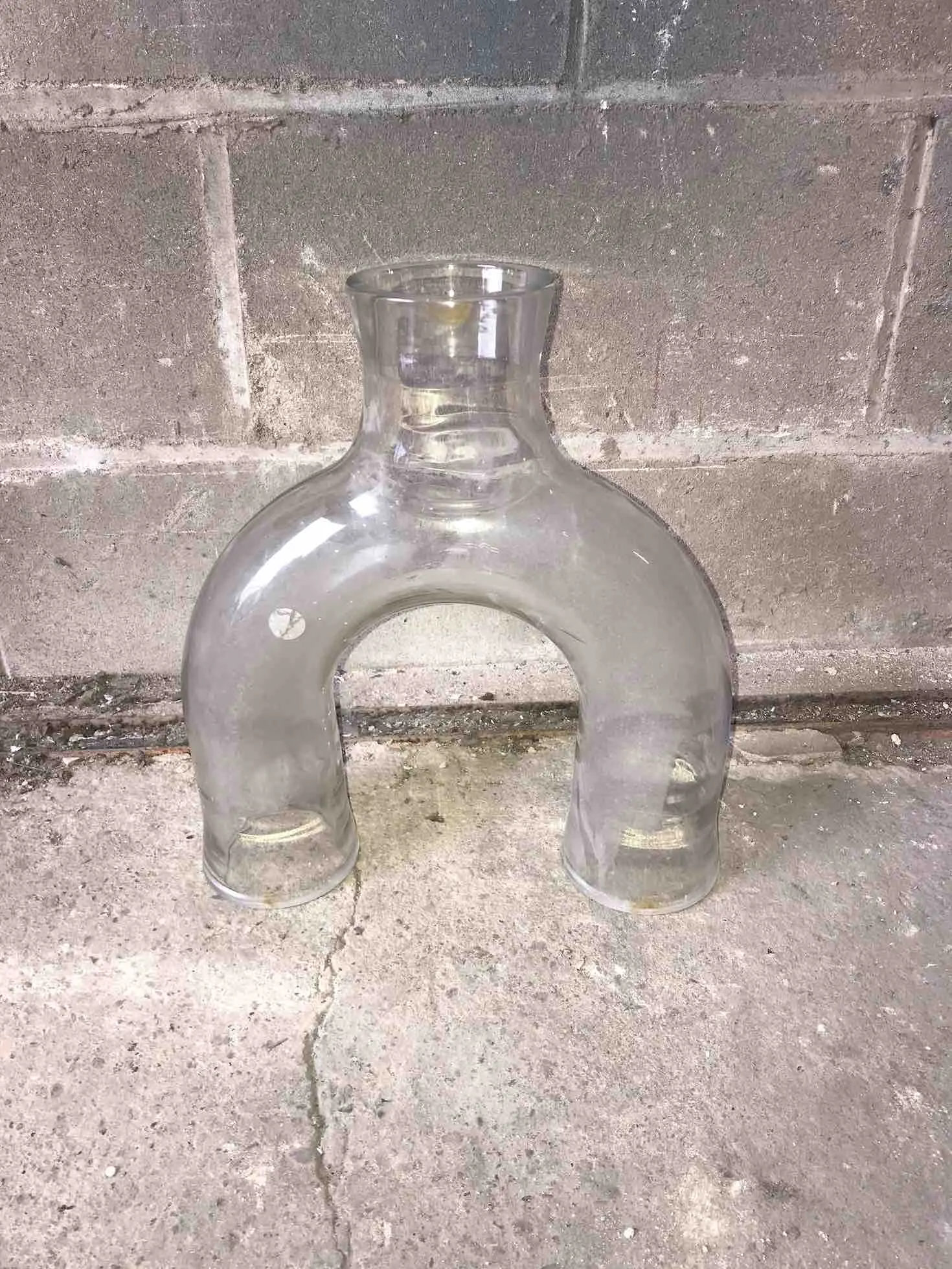 75mm Dia QVF U bend bottom outlet (similar to KUOA/2)