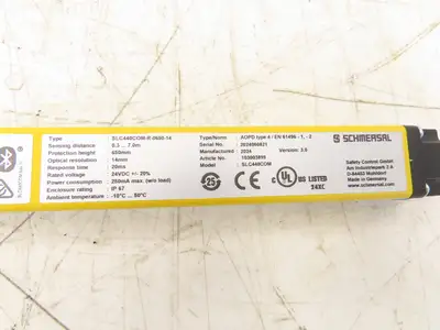 Schmersal SLC440COM-R-0650-14 Safety Light Curtain Transmitter & Receiver Set