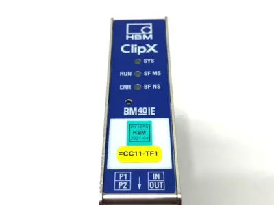 Used HBM ClipX Industrial Signal Conditioner, 3 x RJ45 Ports PLC Ethernet Equipment Michigan US | Maverick Industrial Sales #1390753