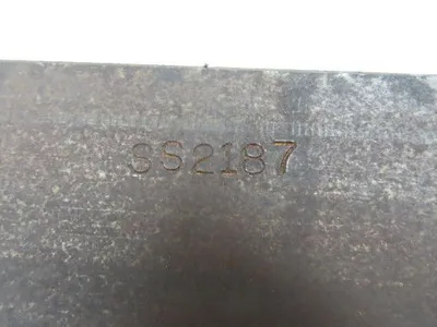Press Brake Die 50-3/8" Long 145°V 1/2" Tang 1-7/8" Wide 2-13/16" H