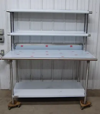 142-1208 Advance Tabco KSS-305 Stainless Steel 60 Inch Work Table