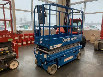 New | in-Stock 2025 GENIE GS-1932 E-DRIVE ELECTRIC SCISSOR LIFT Scissor Lifters Alberta CA | Adcock Equipment #1417625
