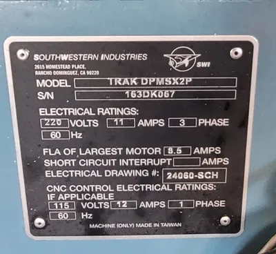 Used 2016 SOUTHWESTERN INDUSTRIES DPM SX2P Bed Type Mills Kentucky US | Machinery Central #1359940