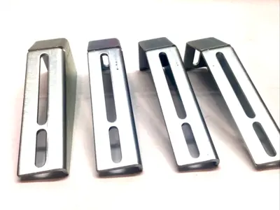 USED BOSCH REXROTH FOUNDATION BRACKET 210MM LENGTH LOT OF 4