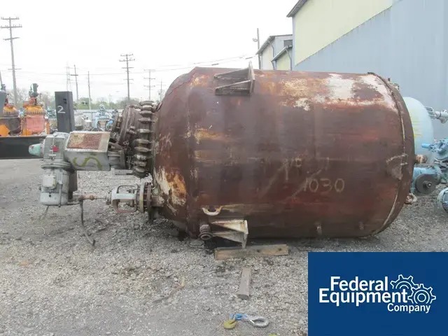 Used Pfaudler 2,000 Gal Pfaudler Glass-Lined Reactor Reactors Ohio US | Federal Equipment Company #126013