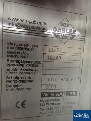 USED Gabler-KG WLS GABLER Mirrored Extruder System