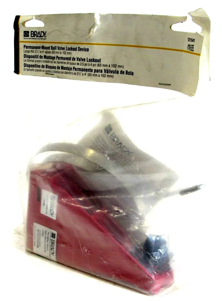 NEW BRADY 121541 LOCKOUT BALL VALVE