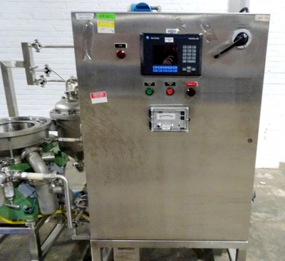 Westfalia CSC 6-06-076 hydro-hermetic clarifier skid, 316L SS.