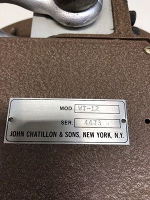 Chatillon Hanging Scale WT-12 *Fast Shipping* Warranty!