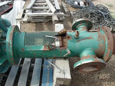 USED BYRON JACKSON 850VLT 10 STAGE VERTICAL CAN TURBINE PUMP
