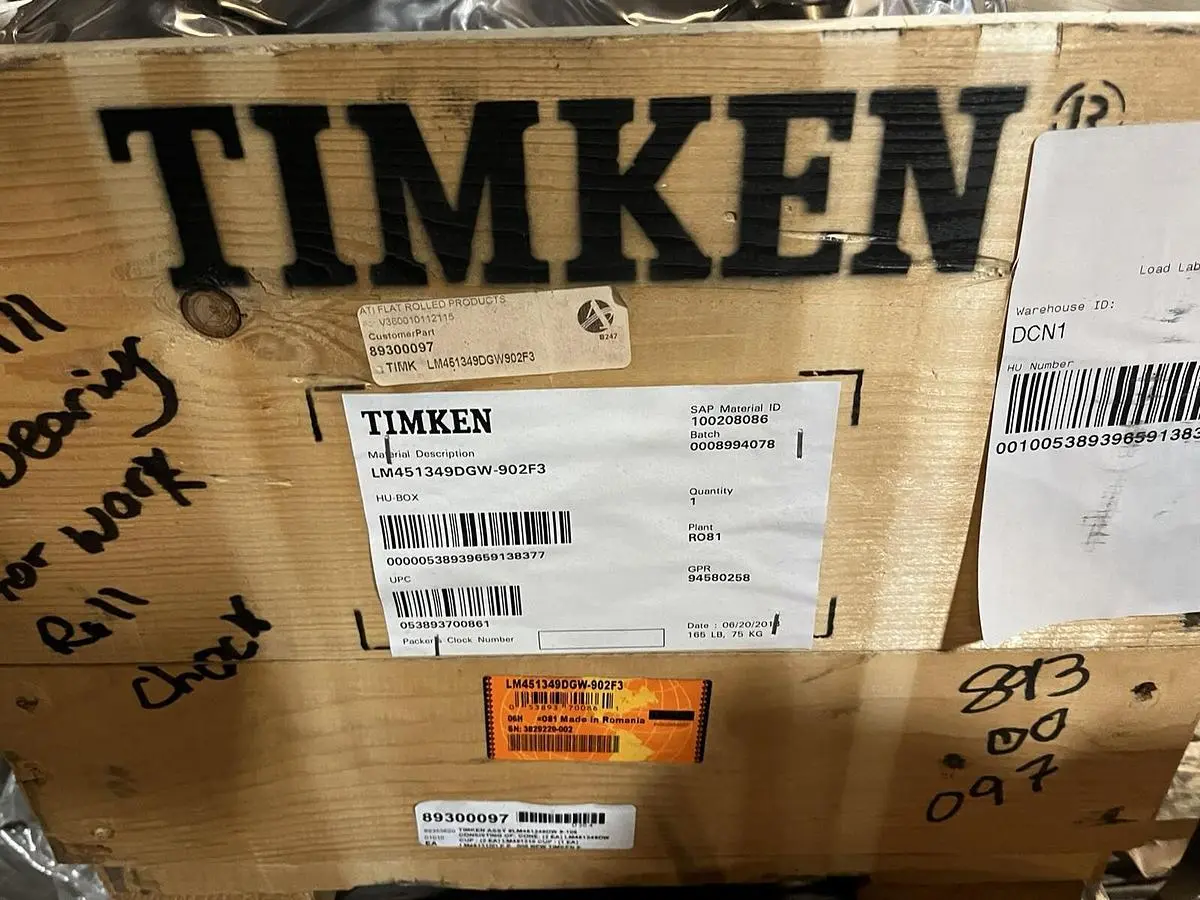 Used TIMKEN LM451349DGW-902F3 Industrial Controls | Surplus Asset Holdings #1221241