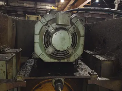 220 TON AIDA MODEL #NC1-200(2) GAP FRAME PRESS, WITH 9.84" STROKE: STOCK #22203