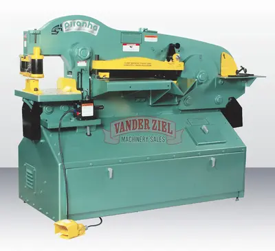 New | in-Stock PIRANHA P-140 Ironworkers Michigan US | Vander Ziel Machinery Sales #480123