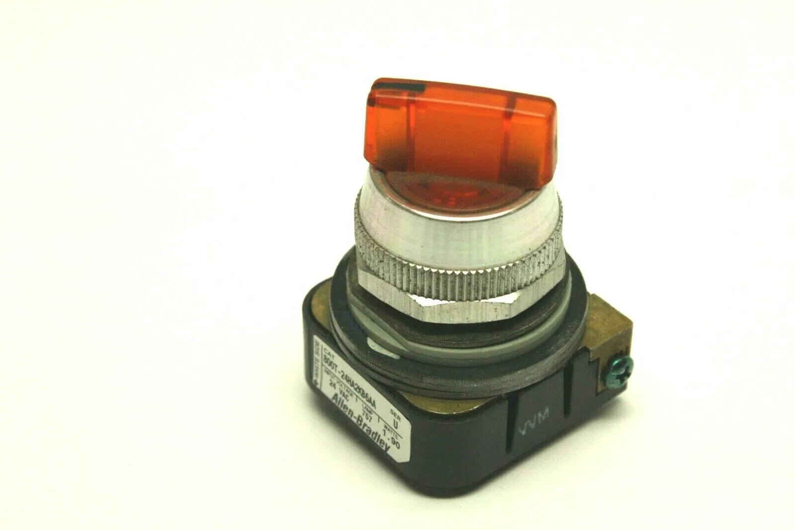 800T-24HA2KB6AA | Allen Bradley  Illuminated Orange Selector Switch - Used