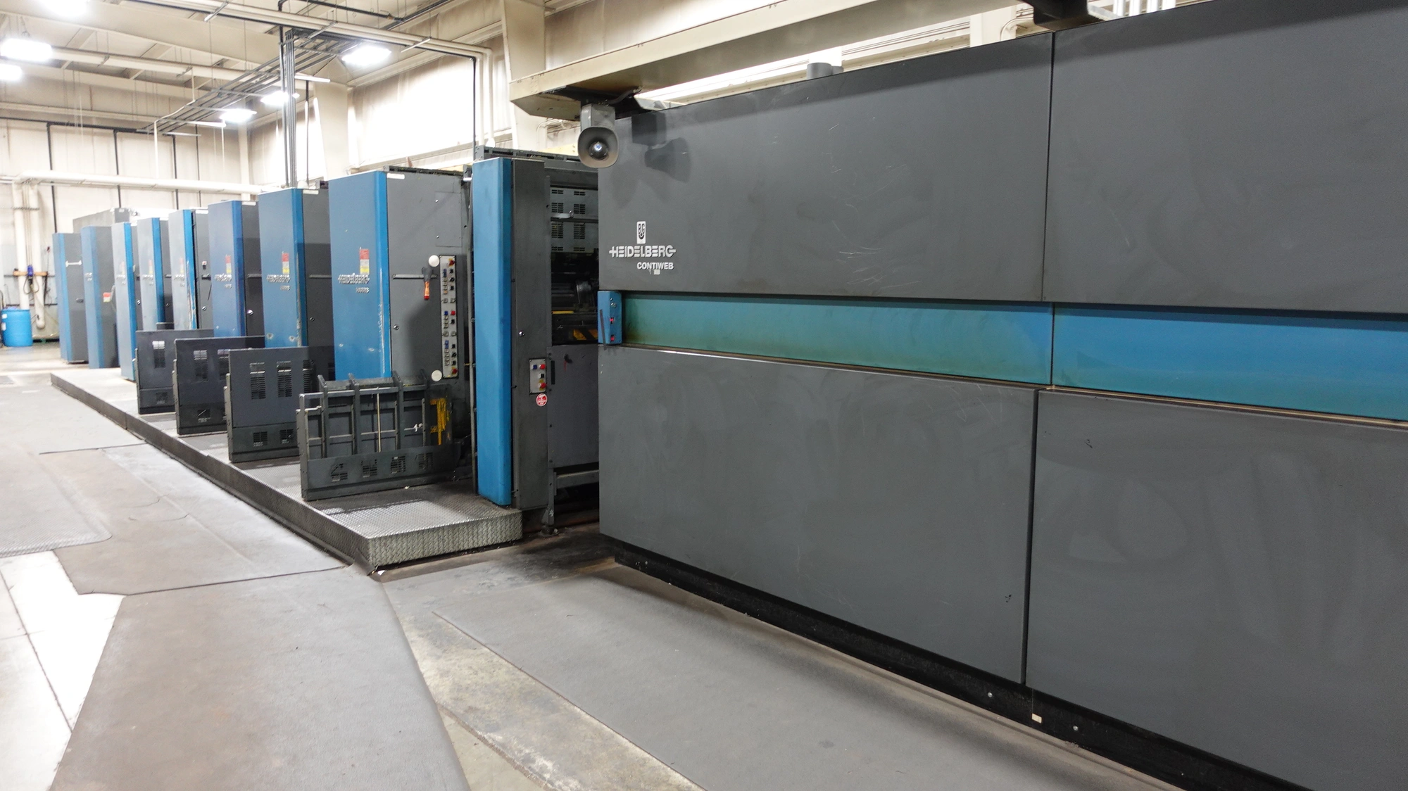 Used 1998 HEIDELBERG M600 B24 (6) UNIT WEB OFFSET PRESS