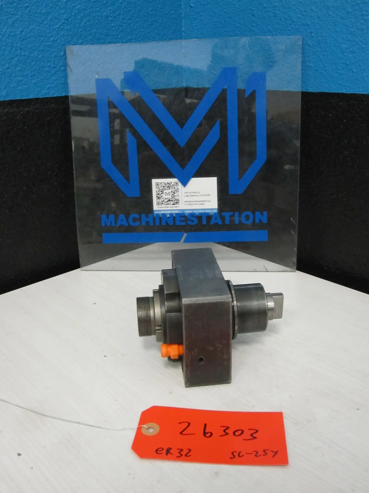 DMG Mori Seiki SL-25Y Live Tool Driven Holder ER25 Radial 65 mm x 95 mm straight