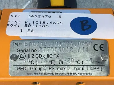 Used HYDAC ED0012.U0A00A.00K0 Rotary Actuators Ohio US | HGR 24 #1357399
